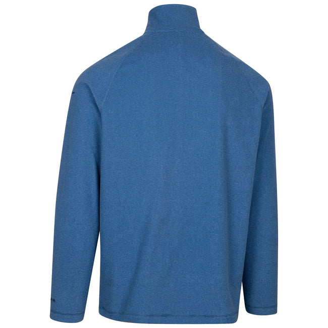 Harbour Blue - Back - Trespass Mens Keynote Anti Pilling 1-4 Zip Fleece Top