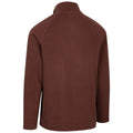Brown - Back - Trespass Mens Keynote Anti Pilling 1-4 Zip Fleece Top