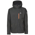 Black - Front - Trespass Mens Desmond TP75 Softshell Jacket