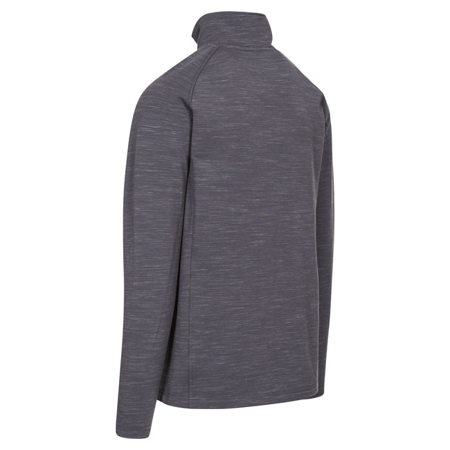 Grey Marl - Back - Trespass Mens Brolin DLX Fleece Jacket