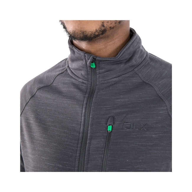 Grey Marl - Lifestyle - Trespass Mens Brolin DLX Fleece Jacket