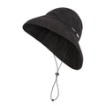 Black - Side - Trespass Adults Unisex Ando DLX Waterproof Rain Hat