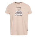 Oatmeal Marl - Front - Trespass Mens Motorway T-shirt