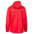 Red - Back - Trespass Unisex Adult Qikpac Waterproof Jacket