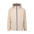 Oatmilk - Front - Trespass Unisex Adult Qikpac Waterproof Jacket