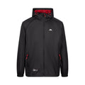 Black-Red - Front - Trespass Unisex Adult Qikpac Waterproof Jacket