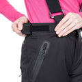 Black - Pack Shot - Trespass Womens-Ladies Marisol Ski Trousers