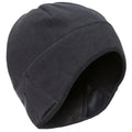 Black - Back - Trespass Mens Peck Beanie Hat