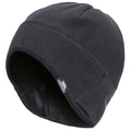 Black - Front - Trespass Mens Peck Beanie Hat