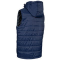 Navy-Carbon - Side - Trespass Mens Franklyn Padded Gilet