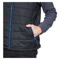 Black - Side - Trespass Mens Franklyn Padded Gilet
