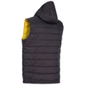 Dark Grey - Back - Trespass Mens Franklyn Padded Gilet