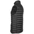 Black - Back - Trespass Mens Hoppers Down Gilet