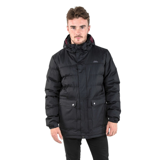 Black - Side - Trespass Mens Specter Waterproof Padded Jacket
