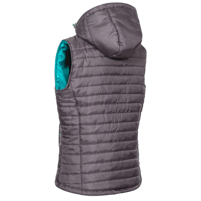 Carbon - Back - Trespass Womens-Ladies Aretha Casual Gilet