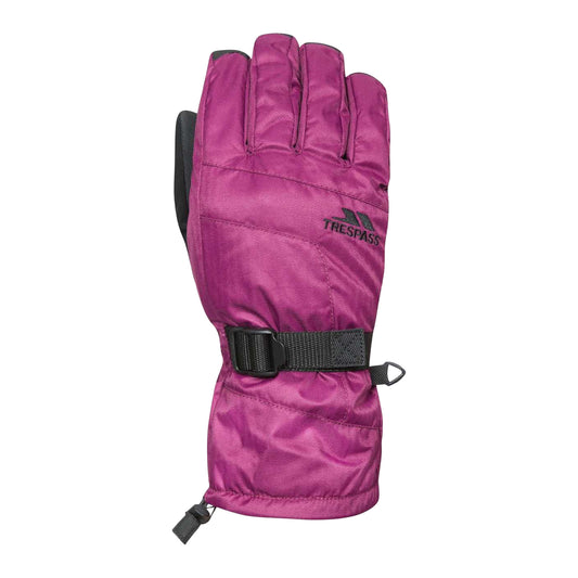 Grape Wine - Front - Trespass Womens-Ladies Embray Gloves