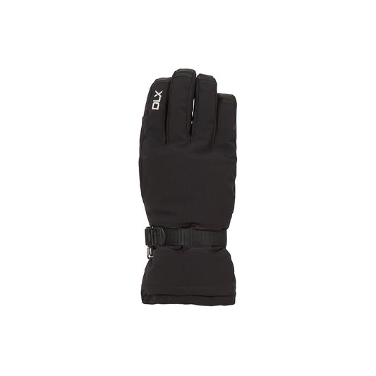 Black - Front - Trespass Spectre Ski Gloves