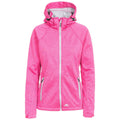 Pink Lady Marl - Front - Trespass Womens-Ladies Angela Softshell Jacket