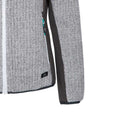 Grey Marl - Side - Trespass Womens-Ladies Liggins Fleece Jacket