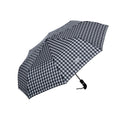 Black Check - Front - Trespass Womens Brolli Compact Umbrella