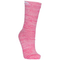Rose Melange-Blue Melange-Sage Melange - Back - Trespass Womens-Ladies Helvellyn Trekking Socks (Pack Of 3)