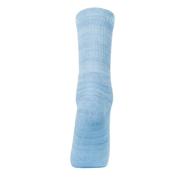 Rose Melange-Blue Melange-Sage Melange - Pack Shot - Trespass Womens-Ladies Helvellyn Trekking Socks (Pack Of 3)