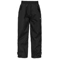 Black - Front - Trespass Childrens-Kids Echo Waterproof Trousers