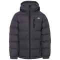 Dark Grey - Front - Trespass Boys Tuff Hooded Jacket