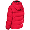 Red - Back - Trespass Boys Tuff Hooded Jacket