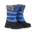 Blue Print - Back - Trespass Childrens-Kids Vause Touch Fastening Snow Boots