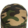Camo Green - Side - Trespass Childrens-Kids Zebedee Summer Bucket Hat