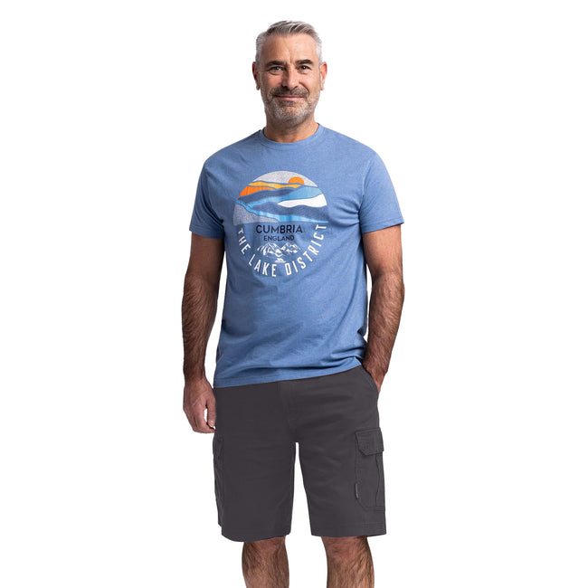 Charcoal - Lifestyle - Trespass Mens Rawson Shorts