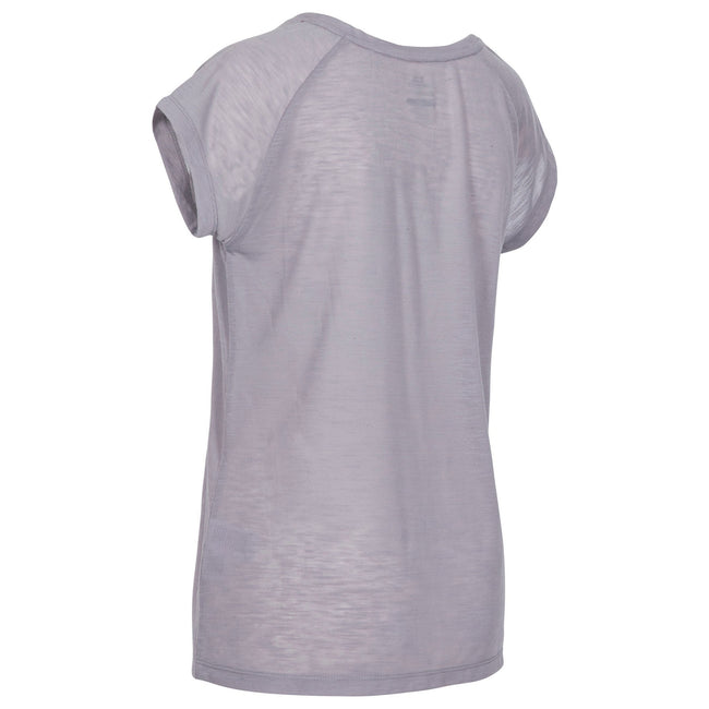 Platinum - Back - Trespass Womens-Ladies Newby Active T-Shirt