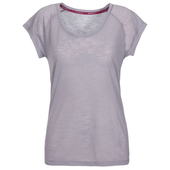 Platinum - Front - Trespass Womens-Ladies Newby Active T-Shirt