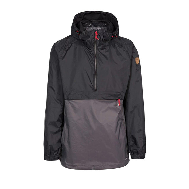 Black - Front - Trespass Mens Gusty Waterproof Jacket