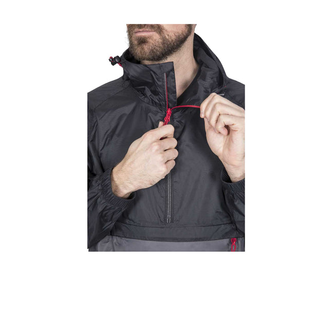 Black - Lifestyle - Trespass Mens Gusty Waterproof Jacket