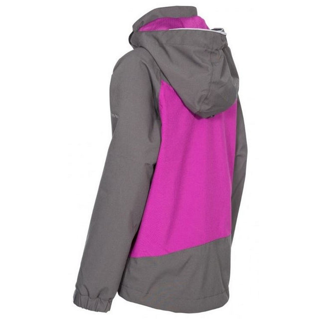 Purple Orchid - Side - Trespass Childrens-Kids Novah Waterproof Jacket