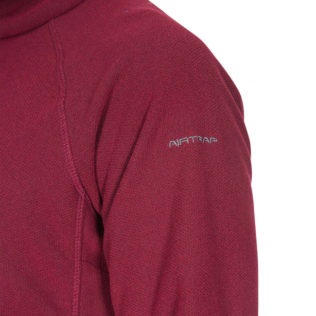 Prune - Close up - Trespass Mens Structual Fleece