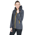 Carbon - Back - Trespass Womens-Ladies Gayle Waterproof Jacket