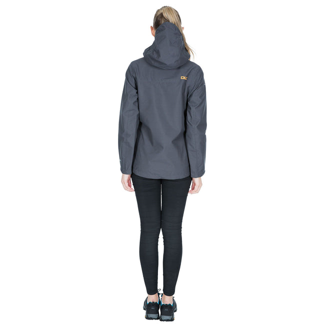 Carbon - Side - Trespass Womens-Ladies Gayle Waterproof Jacket