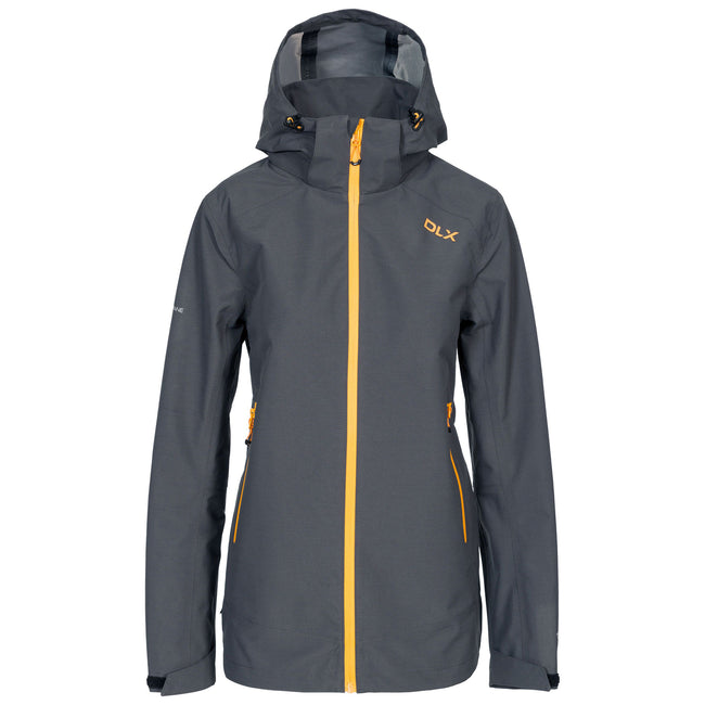 Carbon - Front - Trespass Womens-Ladies Gayle Waterproof Jacket