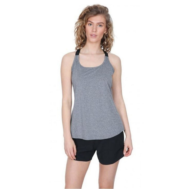 Grey Marl - Side - Trespass Womens-Ladies Celise DLX Active Vest