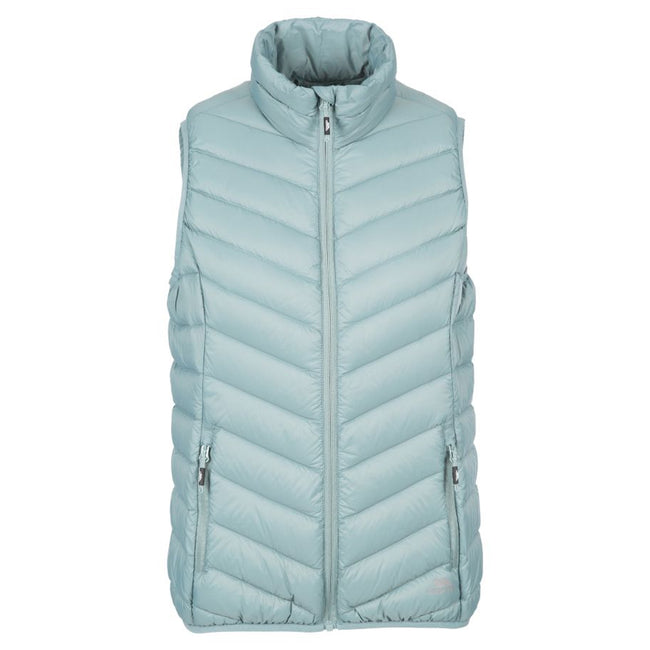 Teal Mist - Front - Trespass Womens-Ladies Giana Down Gilet
