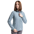 Teal Mist - Side - Trespass Womens-Ladies Jennings Fleece Jacket