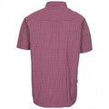 Prune Check - Back - Trespass Mens Uttoxeter Short Sleeve Cotton Shirt