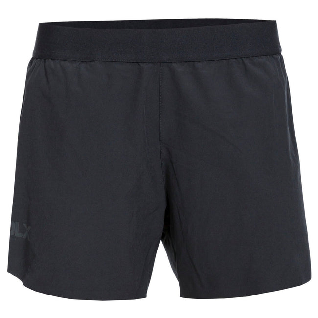 Black - Back - Trespass Womens-Ladies Tempos Womens DLX High Performance Athletic Shorts