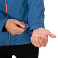 Indigo - Side - Trespass Mens Tappin Hooded Waterproof Jacket