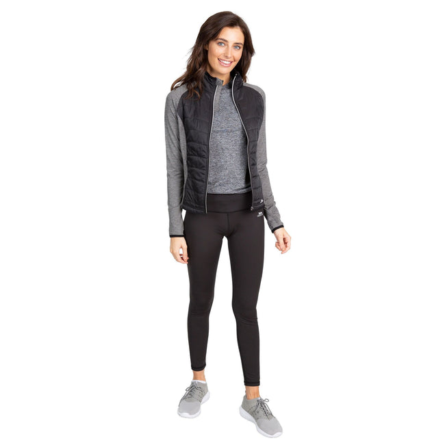 Black - Back - Trespass Womens-Ladies Vivien Active Leggings