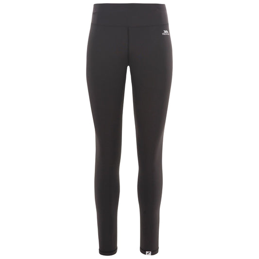 Black - Front - Trespass Womens-Ladies Vivien Active Leggings