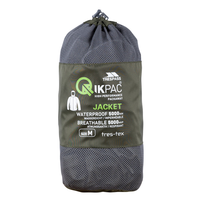 Moss - Lifestyle - Trespass Qikpac X Unisex Packaway Jacket